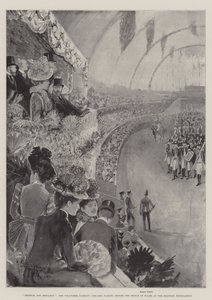 Difesa, non sfida, la parata dei volontari (1798-1900) davanti al Principe di Galles al torneo militare